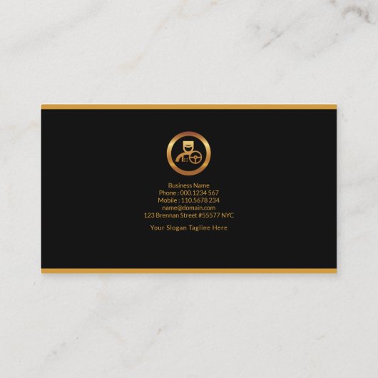 Eenvoudige minimalistische, schone, professionele  visitekaartje (Achterkant)