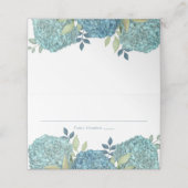 Eenvoudige, minimalistische Sjabloon voor gastontv Plaatskaartje (Buitenkant ongevouwen)