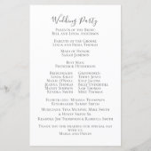 Eenvoudige minimalistische Sjabloon voor huwelijks (Achterkant)