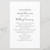 Eenvoudige minimalistische Sjabloon voor huwelijks (Voorkant)