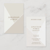 Eenvoudige minimalistische Sjabloon voor moderne p Visitekaartje (Voorkant / Achterkant)