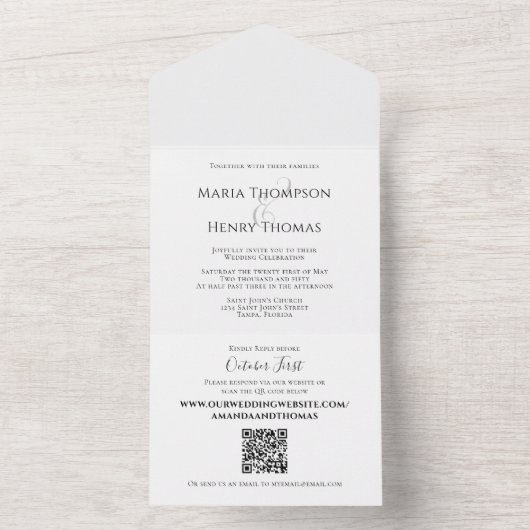 Eenvoudige Minimalistische Sjabloon voor zwarte te (Binnen)