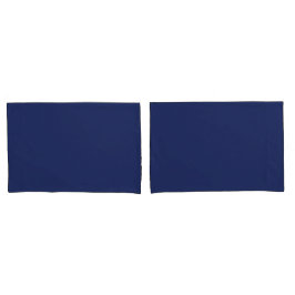 Eenvoudige minimalistische Solid Color Donker Navy Kussensloop