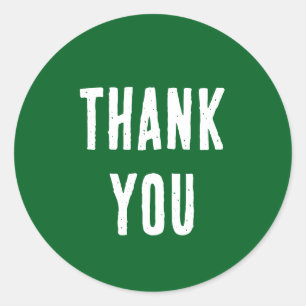 Eenvoudige minimalistische St Patrick's Day Green Ronde Sticker