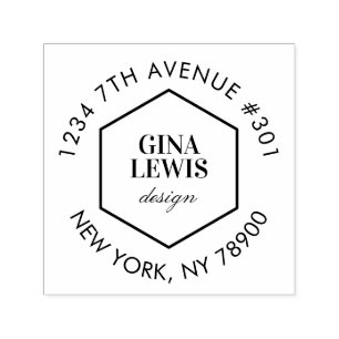 Eenvoudige minimalistische Stempel van het bedrijf