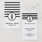 Eenvoudige minimalistische stripper visitekaartje (Voorkant / Achterkant)