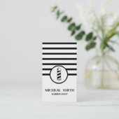 Eenvoudige minimalistische stripper visitekaartje (Staand voorkant)