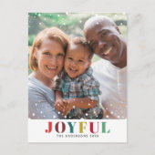 Eenvoudige, minimalistische, technisch gekleurde f briefkaart (Voorkant)