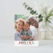 Eenvoudige, minimalistische, technisch gekleurde f briefkaart (Staand voorkant)