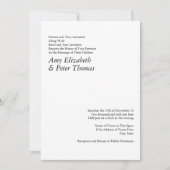 Eenvoudige, minimalistische tekst alleen QR code S Kaart (Voorkant)