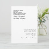 Eenvoudige, minimalistische tekst alleen QR code S Kaart (Staand voorkant)