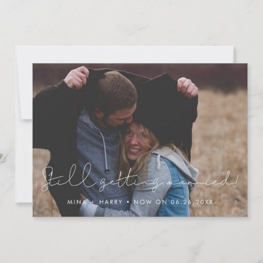 Eenvoudige minimalistische Toch nog steeds getrouw Aankondiging (Voorkant)