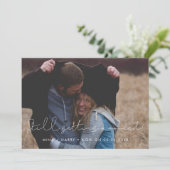 Eenvoudige minimalistische Toch nog steeds getrouw Aankondiging (Staand voorkant)