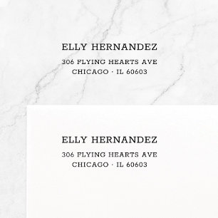 Eenvoudige minimalistische typemachine 11   Retour Zelfinktende Stempel