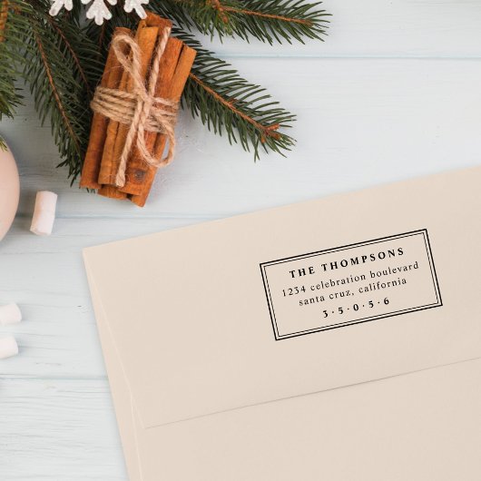 Eenvoudige minimalistische typografie familie reto rubberstempel