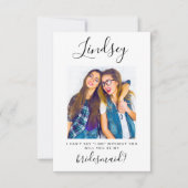 Eenvoudige minimalistische uitnodiging tot fotobri (Voorkant)