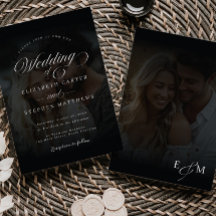 Eenvoudige minimalistische uitnodiging tot het uit