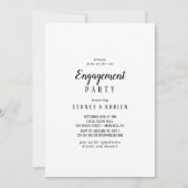 Eenvoudige minimalistische uitnodiging voor de Eng (Voorkant)