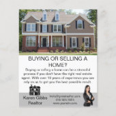 Eenvoudige minimalistische verkoop van onroerend g flyer (Voorkant)