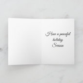 Eenvoudige Minimalistische Vredige feestdagen (Binnen)