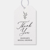 Eenvoudige minimalistische Vrijgezellenfeest Favor Cadeaulabel (Voorkant)