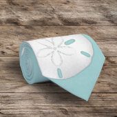 Eenvoudige minimalistische Waterverf Turquoise Blu Stropdas