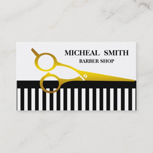 Eenvoudige minimalistische winkelwinkel visitekaartje (Voorkant)