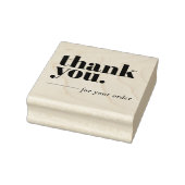 Eenvoudige minimalistische zakelijke klant - Harte Rubberstempel (Stempel)