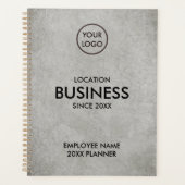 Eenvoudige minimalistische zakelijke Logo Abstract Planner (Voorkant)