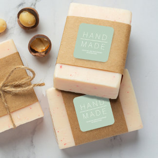 Eenvoudige minimalistische zakelijke ondersteuning vierkante sticker