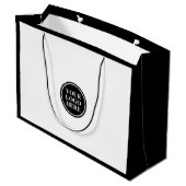 Eenvoudige Minimalistische Zakelijke Promotie Aang Groot Cadeauzakje (Achterkant Gekanteld)