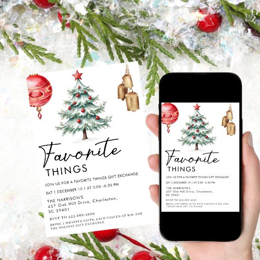 Eenvoudige minimalistische zwart-wit favoriete din kaart