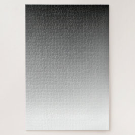 Eenvoudige minimalistische zwarte naar witte gradi legpuzzel