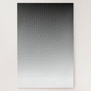 Eenvoudige minimalistische zwarte naar witte gradi legpuzzel
