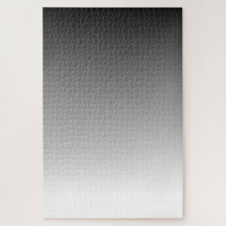 Eenvoudige minimalistische zwarte naar witte gradi legpuzzel