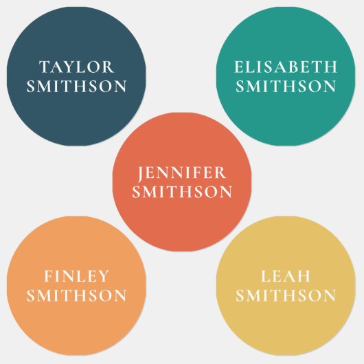 Eenvoudige minimumkleuropbrengsten Aangepaste-naam Labels (Groep)