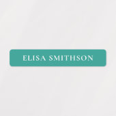 Eenvoudige minimumkleuropbrengsten Aangepaste-naam Labels (Design 2)