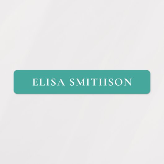 Eenvoudige minimumkleuropbrengsten Aangepaste-naam Labels (Design 2)