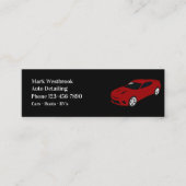 Eenvoudige minimumservice voor automatische detail mini visitekaartje (Voorkant)