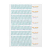 Eenvoudige Mint Green Pinstripes (Vel)