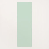 Eenvoudige Mint Groene Pastel Minimalistische oefe Yogamat (Achterkant)