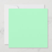 Eenvoudige Mint Seafoam Green Housewarming Uitnodi Aankondiging (Achterkant)