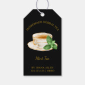 Eenvoudige Mint Tea Hang Label Cadeaulabel (Voorkant)