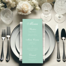 Eenvoudige Mintwitte Script Elegante Kalligrafie G
