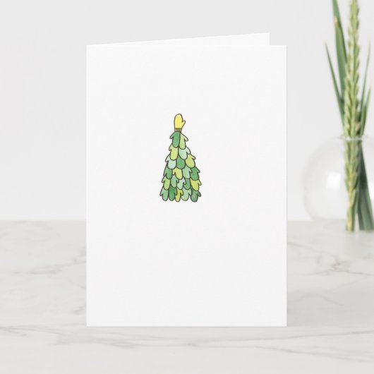 Eenvoudige Mittens Blank in Kaart (Voorkant)