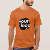 Eenvoudige Modern Branded Professional Voeg uw Log T-shirt (Voorkant)