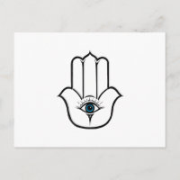 Eenvoudige Modern Hamsa Hand Fatima