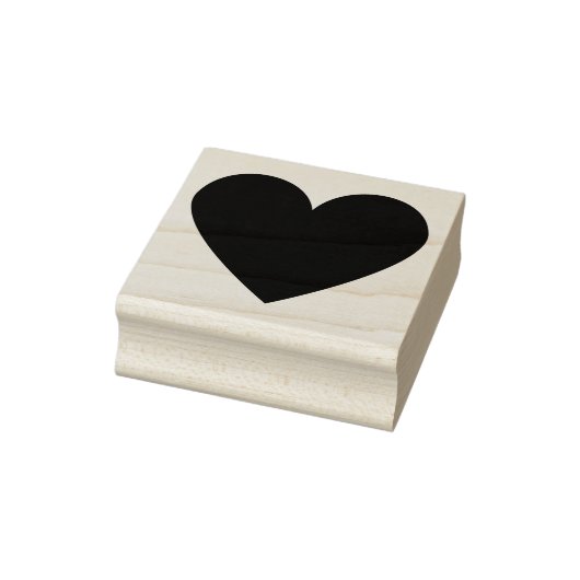 Eenvoudige Modern Heart Custom Valentijn Rubberstempel (Stempel)