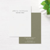 Eenvoudige Modern Hoop Earring Display Kaart (Bureau)