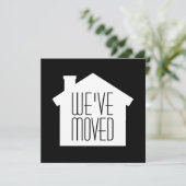 Eenvoudige Modern Housewarming Party uitnodiging Z (Staand voorkant)